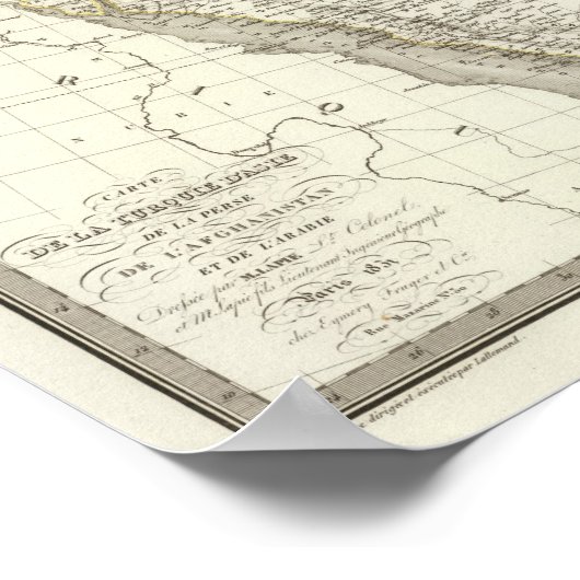 Atlas Map 2 Midden-Oosten Poster (Hoek)