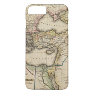 Atlas Map Midden-Oosten Case-Mate iPhone Case