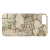 Atlas Map Midden-Oosten Case-Mate iPhone Case (Achterkant (Horizontaal))