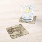 Atlas Map Midden-Oosten Kartonnen Onderzetters (Insitu)