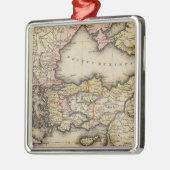 Atlas Map Midden-Oosten Metalen Ornament (Links)