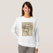 Atlas Map Midden-Oosten T-shirt (Voorkant volledig)