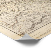 Atlas Map Nederland en België Poster (Hoek)