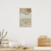 Atlas Map of France Poster (Keuken)