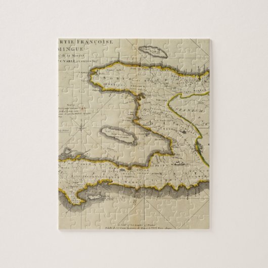 Atlas Map of Haiti Legpuzzel (Verticaal)