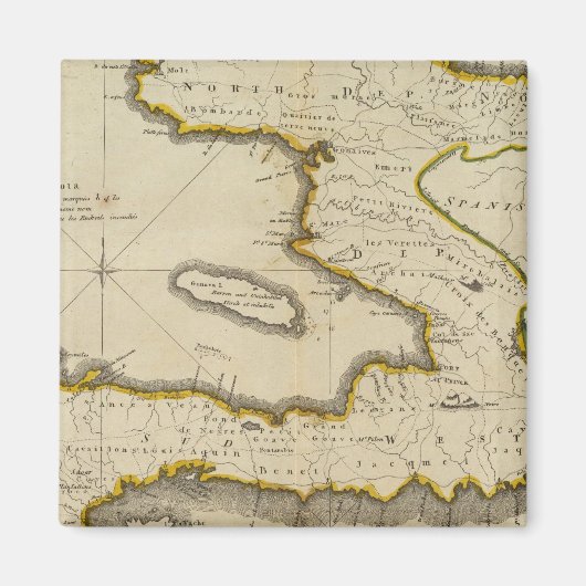 Atlas Map of Haiti Magneet (Voorkant)