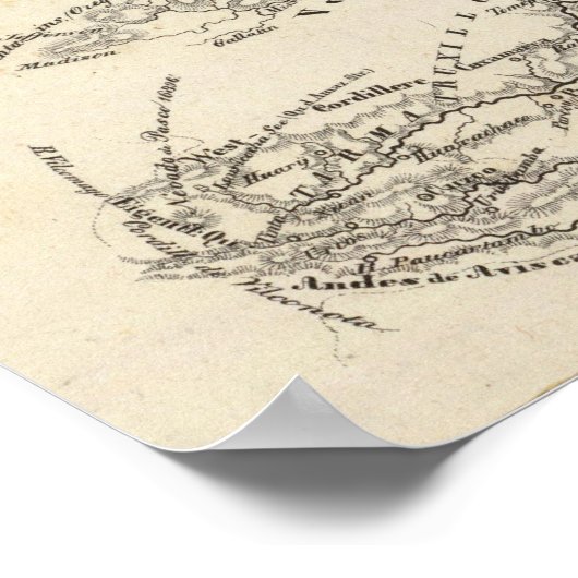 Atlas Map of Rivers Poster (Hoek)