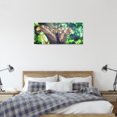 Atlas Moth Canvas Afdruk (Insitu (Slaapkamer))