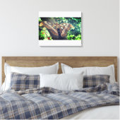 Atlas Moth Canvas Afdruk (Insitu (Slaapkamer))