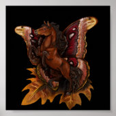 Atlas Moth Fairy Horse Poster (Voorkant)