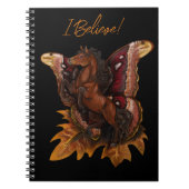 Atlas Moth Fairy Horse-rugzak Notitieboek (Voorkant)