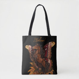 Atlas Moth Fairy Horse Tote Bag