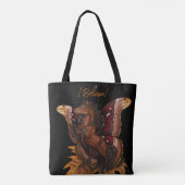 Atlas Moth Fairy Horse Tote Bag (Achterkant)