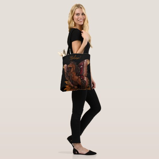 Atlas Moth Fairy Horse Tote Bag (Op model)