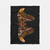 Atlas Moth - Snake Head Fleece Deken (Voorkant)