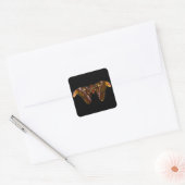 Atlas Moth - Snake Head Vierkante Sticker (Envelop)