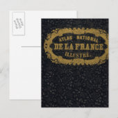 Atlas National de France Briefkaart (Voorkant / Achterkant)
