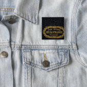 Atlas National de France Vierkante Button 5,1 Cm (In situ)