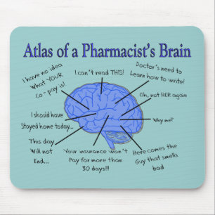Atlas of A Pharmacist's Brain-Hilarious Muismat