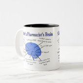 Atlas of A Pharmacist's Brain-Hilarious Tweekleurige Koffiemok (Voorkant links)