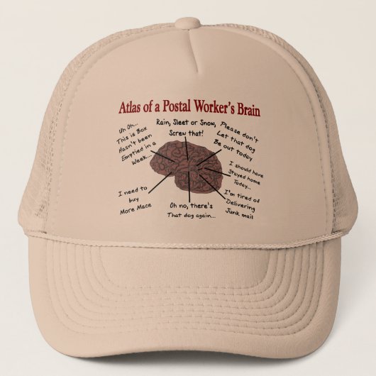 Atlas of a Postal Worker's Brain Trucker Pet (Voorkant)