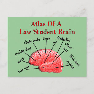 Atlas of Law Student Brain Briefkaart