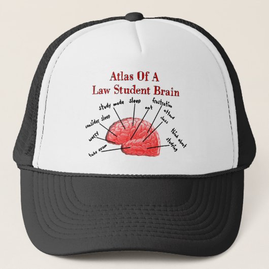 Atlas of Law Student Brain Trucker Pet (Voorkant)