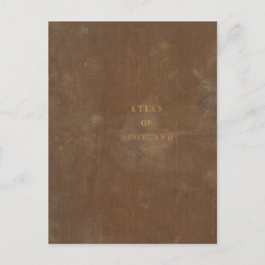 Atlas of Scotland Briefkaart (Voorkant)
