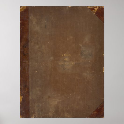Atlas of Scotland Poster (Voorkant)