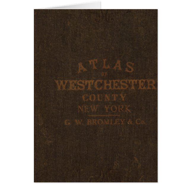 Atlas of Westchester County, NY (Voorkant)