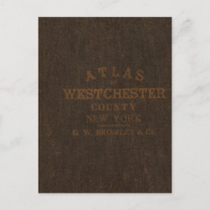 Atlas of Westchester County, NY Briefkaart