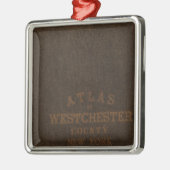 Atlas of Westchester County, NY Metalen Ornament (Links)