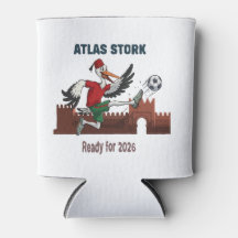 Atlas Ooievaar Marokko Voetbal 2026 Sport Mascotte