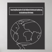 Atlas Shrugged quote Poster (Voorkant)