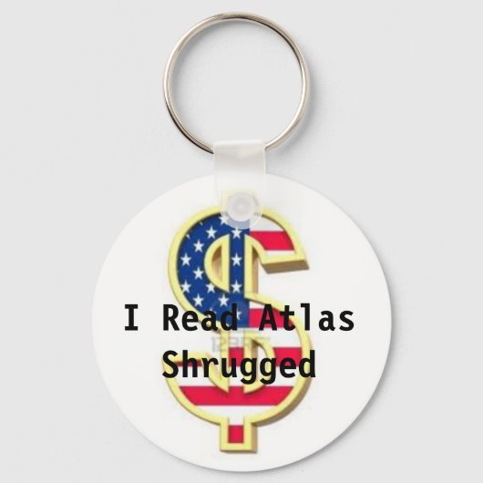 Atlas Shrugged-sleutelketting Sleutelhanger (Voorkant)