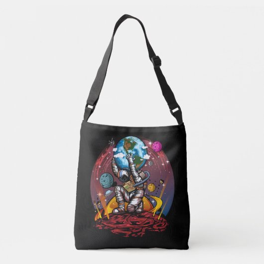 Atlas Space Man Crossbody Tas (Achterkant)
