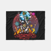 Atlas Space Man Fleece Deken (Voorkant (Horizontaal))