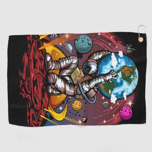 Atlas Space Man Golfhanddoek (Horizontaal)