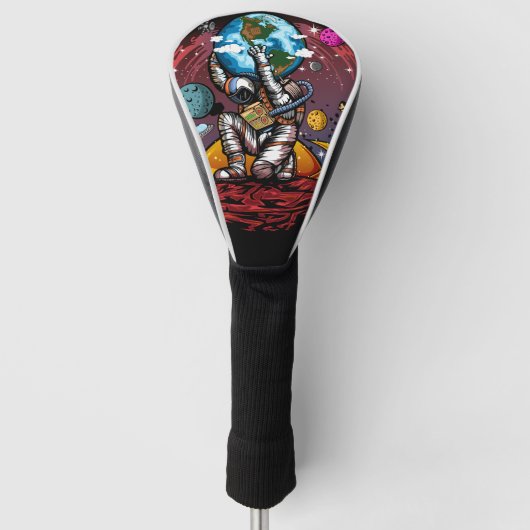 Atlas Space Man Golfheadcover (Voorkant)