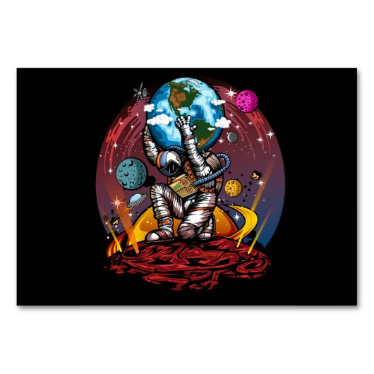 Atlas Space Man Kaart (Voorkant)