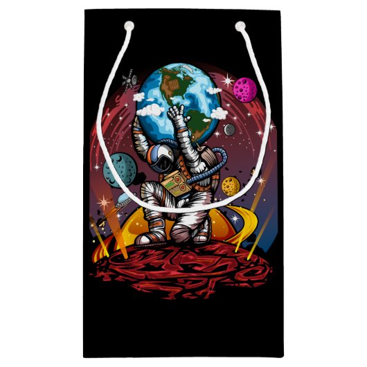 Atlas Space Man Klein Cadeauzakje (Achterkant)