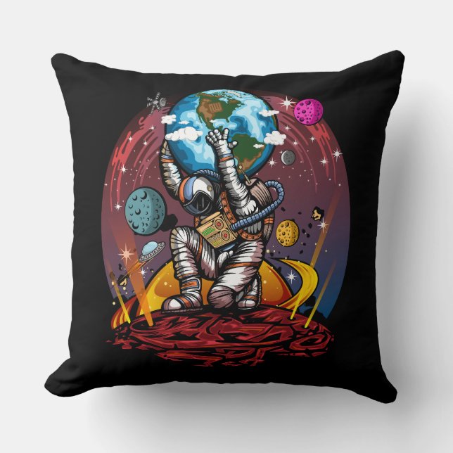 Atlas Space Man Kussen (Voorkant)
