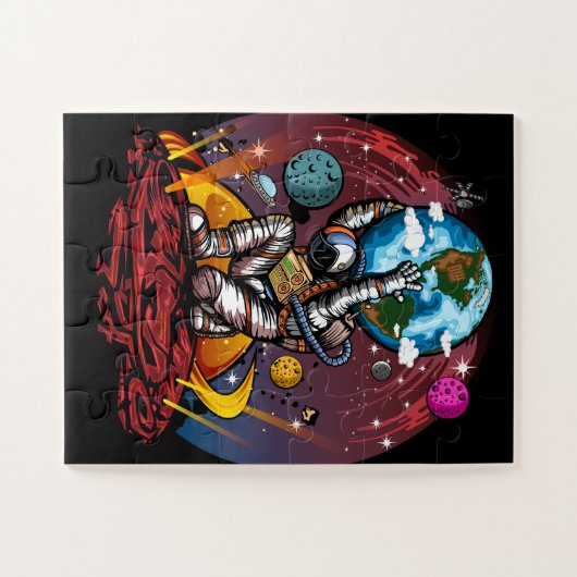 Atlas Space Man Legpuzzel (Horizontaal)