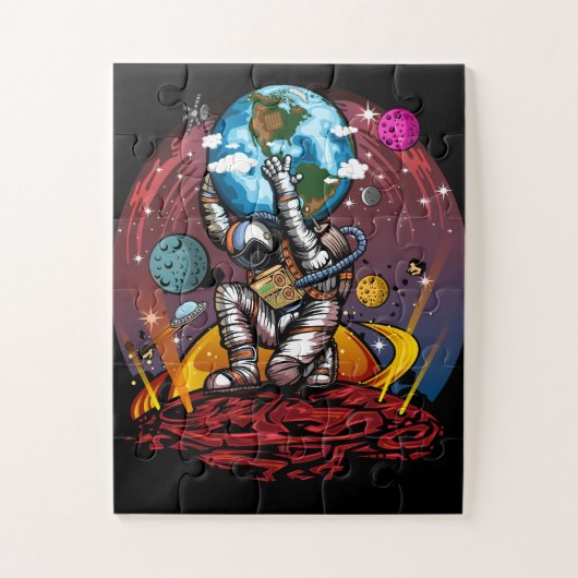Atlas Space Man Legpuzzel (Verticaal)