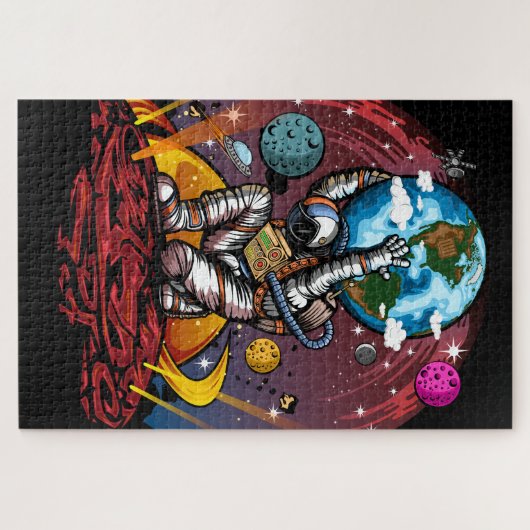 Atlas Space Man Legpuzzel (Horizontaal)