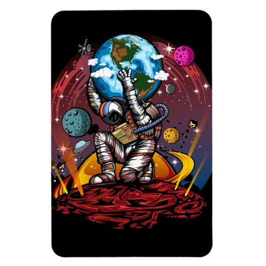 Atlas Space Man Magneet (Verticaal)
