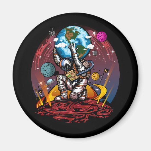Atlas Space Man Magneet (Voorkant)