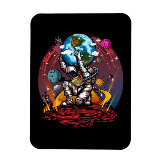 Atlas Space Man Magneet (Verticaal)