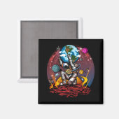 Atlas Space Man Magneet (Voorkant / Achterkant)
