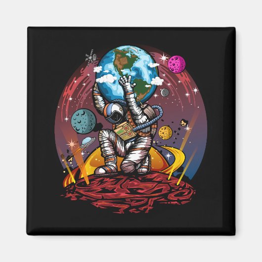 Atlas Space Man Magneet (Voorkant)